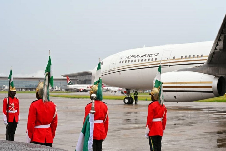 NIGERIA Presidency Unveils New Presidential Jet Without Specific