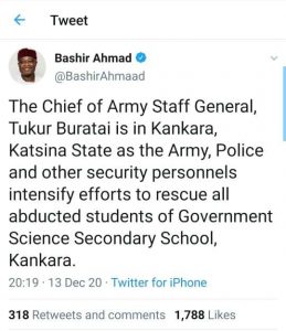Bashir Ahmad, Twitter