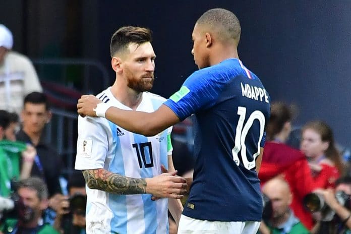 Kylian Mbappe, Lionel Messi, Face off, PSG, Barcelona, European Champions League