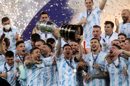 Lionel Messi, First, Senior International, Trophy, Argentina, Wins Brazil, Copa America, Final