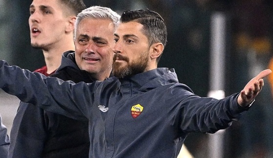 Jose Mourinho cries over Roma’s Europa Conference League final