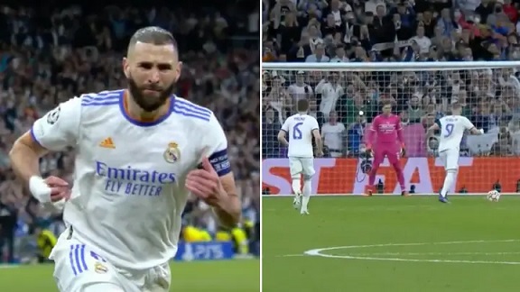 REAL MADRID 3-1 MANCHESTER CITY: Karim Benzema’s penalty sends Real Madrid through to Champions League final