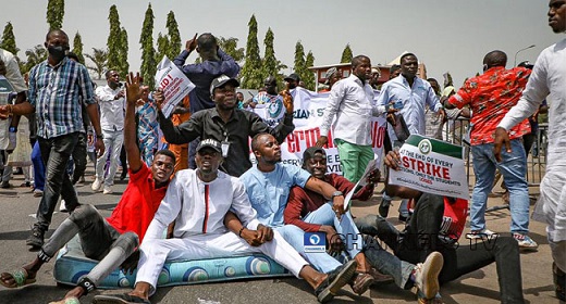#EndASUUStrike: Nigerian students begin protest against ongoing ASUU strike
