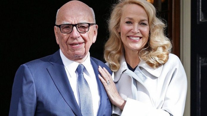Rupert Murdoch, Jerry Hall, marriage, DIVORCE