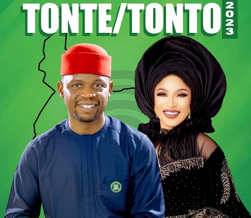 Tonto Dikeh named running mate to ADC guber candidate in Rivers