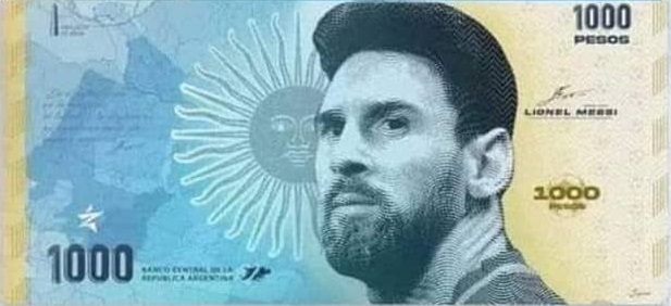 Argentina’s Central Bank mulls putting Lionel Messi’s face on 1000-peso banknotes Argentina, Central Bank, Lionel Messi's face, 1000-peso banknotes, World Cup