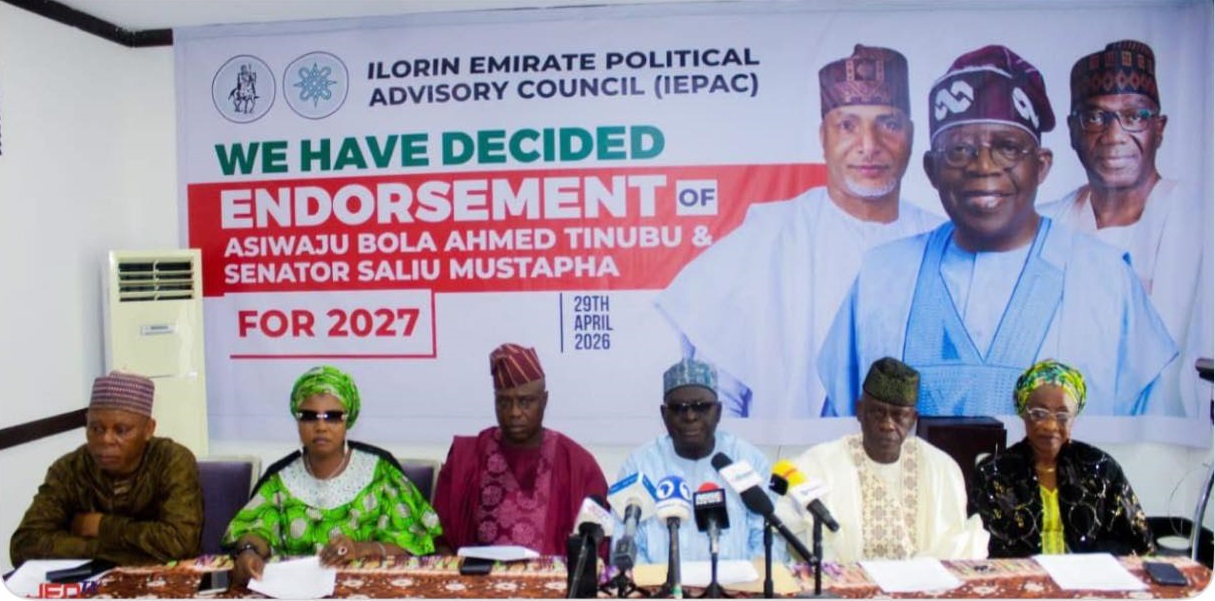 2027: Ilorin Emirate Council backs Tinubu’s re-election, tips Senator Mustapha for Kwara governor