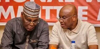 New ADC chairman blasts David Mark-led NWC after Abuja shake-up, says party ‘not a private enterprise’ David Mark and Atiku Abubakar