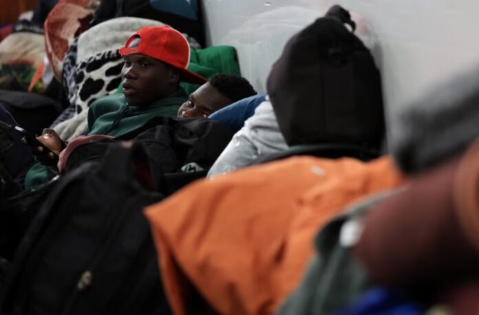 Fleeing migrants in South Africa