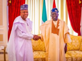 Tinubu locks in Shettima for 2027 re-election bid President Bola Tinubu and Vice President Kashim Shettima