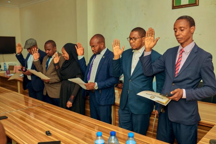 Newly sworn-in EXCO of NBA, Ungogo branch